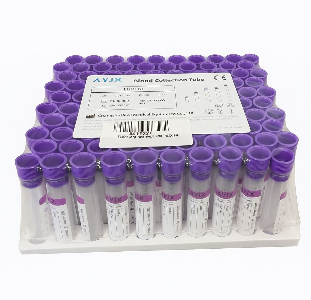 Tubo con anticoagulante EDTA 4mL - Caja 1200 unidades