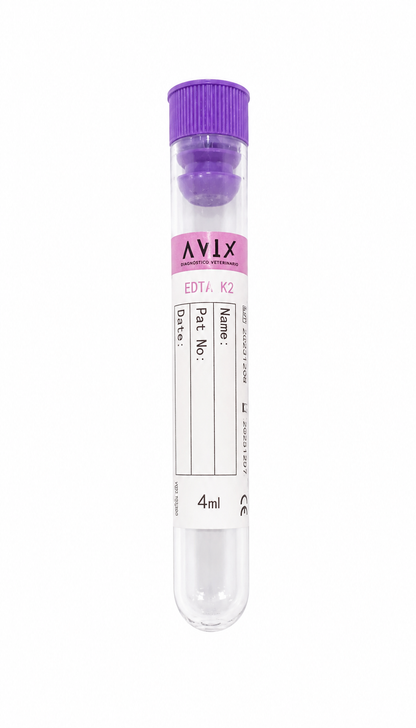 Tubo con anticoagulante EDTA 4mL - Caja 1200 unidades